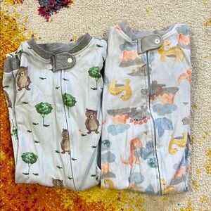 Set of 2 Burt’s Bees baby sleepers